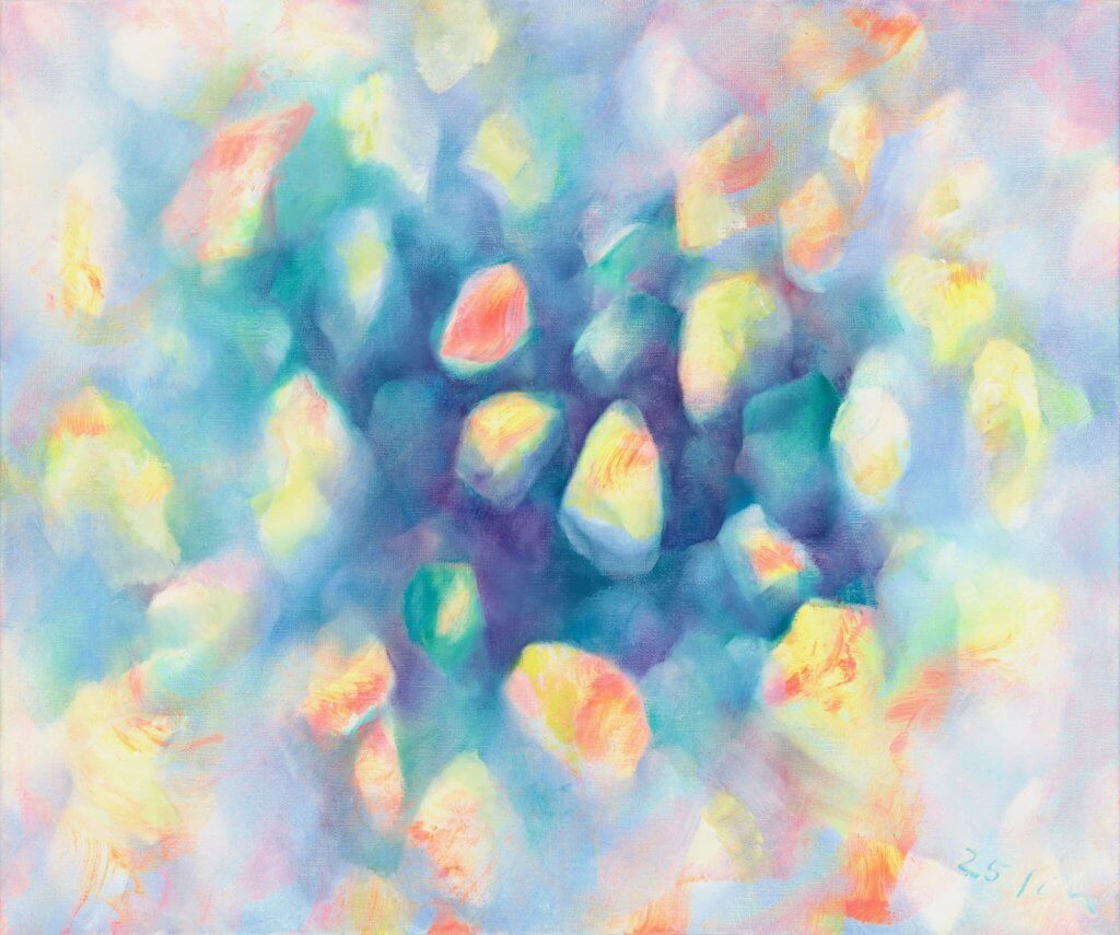 Lichtstücke, 2025, 50x60, Öl/Lw